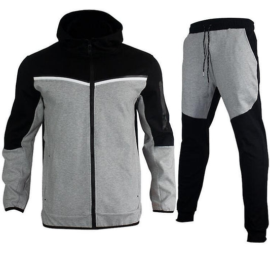 Paul | Men’s Casual Two-Tone Winter Sweatshirt & Jogger Set