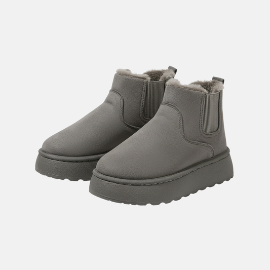 Luna | Women’s Faux Suede Slip-On Ankle Boots