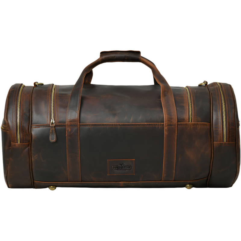 Johanna | Leather Travel Duffel Bag with Spacious Design and Multiple Pockets-3