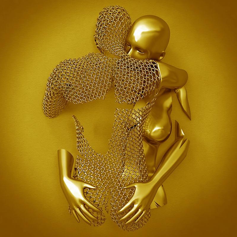 Modern Muse Studio | HeartGlow 3D Love Wall Art Canvas