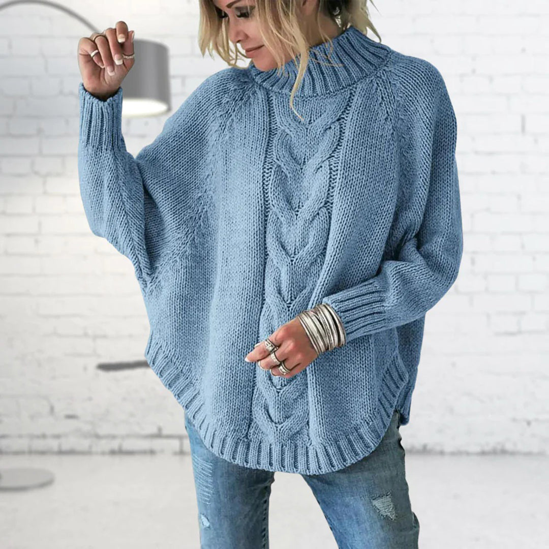 Janice | Women’s Chunky Knit Turtleneck Sweater