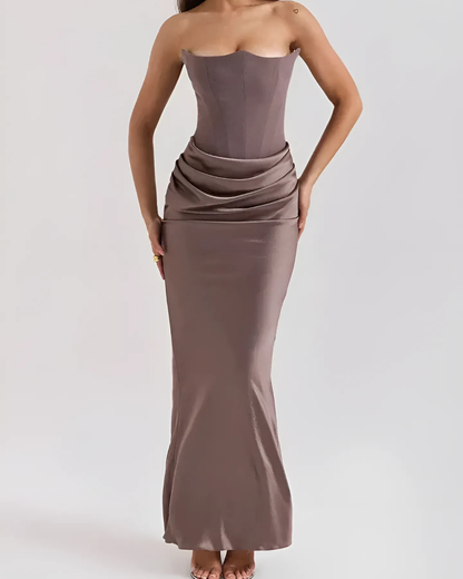 Marianne | Women’s Wedding Guest Draped Maxi Dress