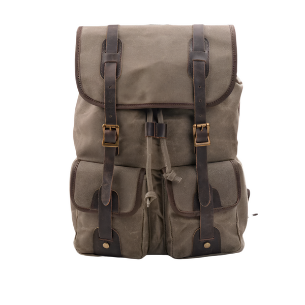 Variant image for Tucson | Vintage Canvas Travel Backpack with Laptop Sleeve-1
