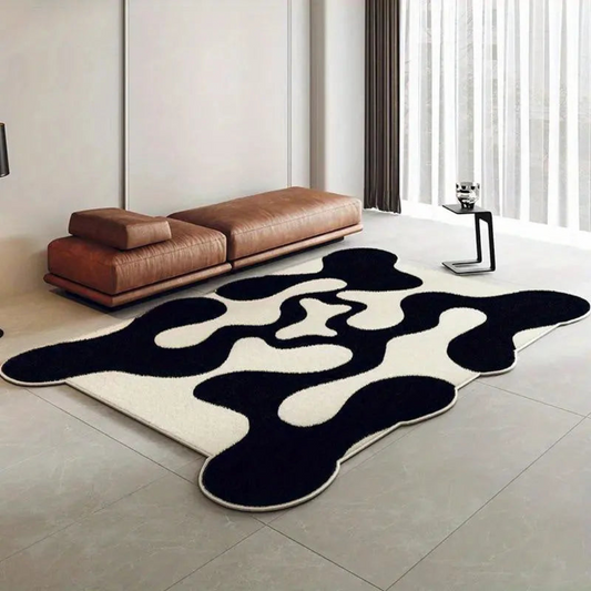 PureWeave Washable Rug | Minimalist Black & White Style