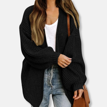 Seraphina | Women’s Lantern Sleeve Oversized Wool Cardigan