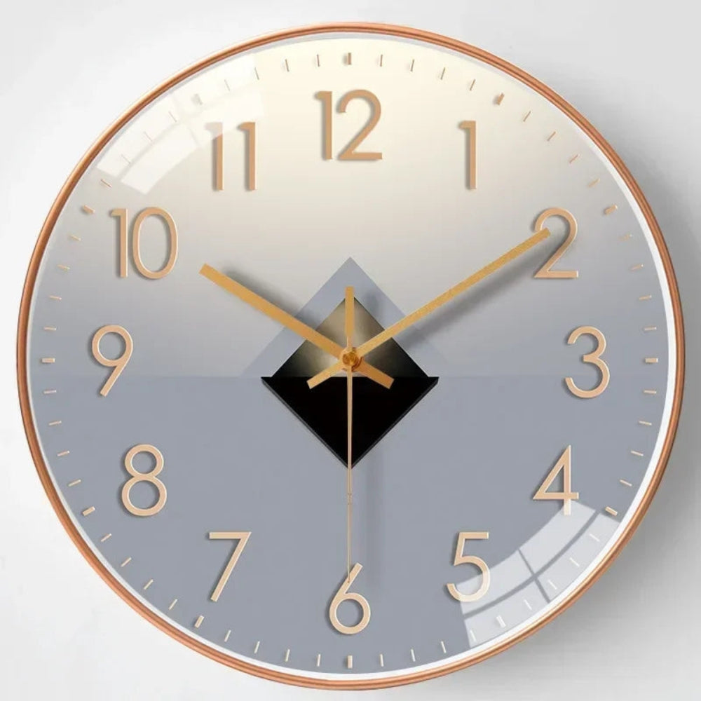 Sleek Clear Display | TimeAura Silent Digital Clock