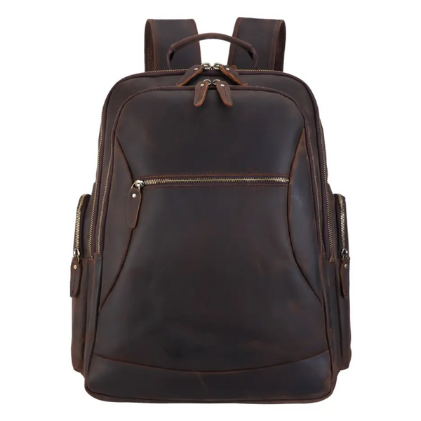 Provo | Large Capacity Travel Backpack with USB Port and Leather Accents-1