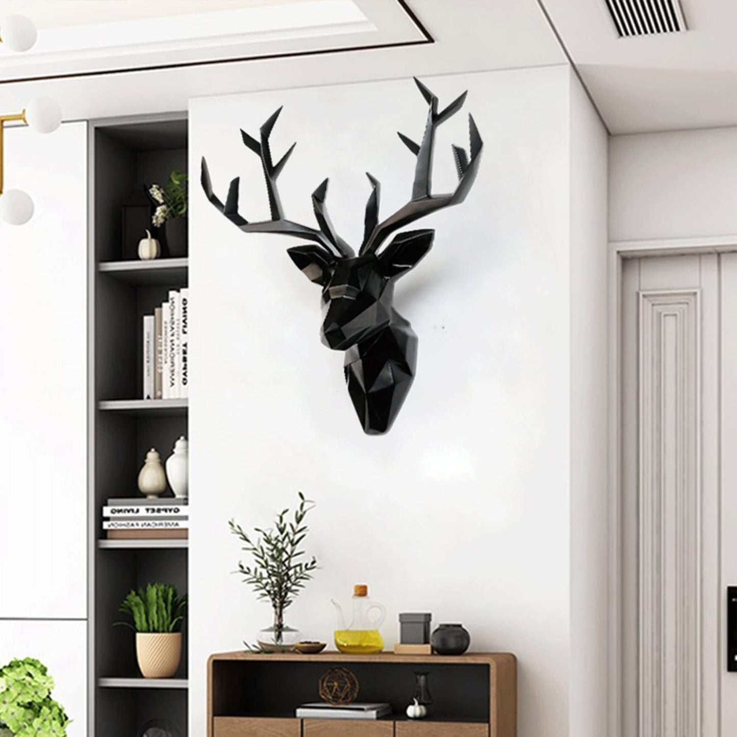 PolarStag Wall Sculpture | Scandinavian Rustic Style