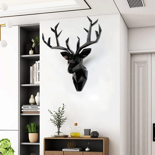 PolarStag Wall Sculpture | Scandinavian Rustic Style