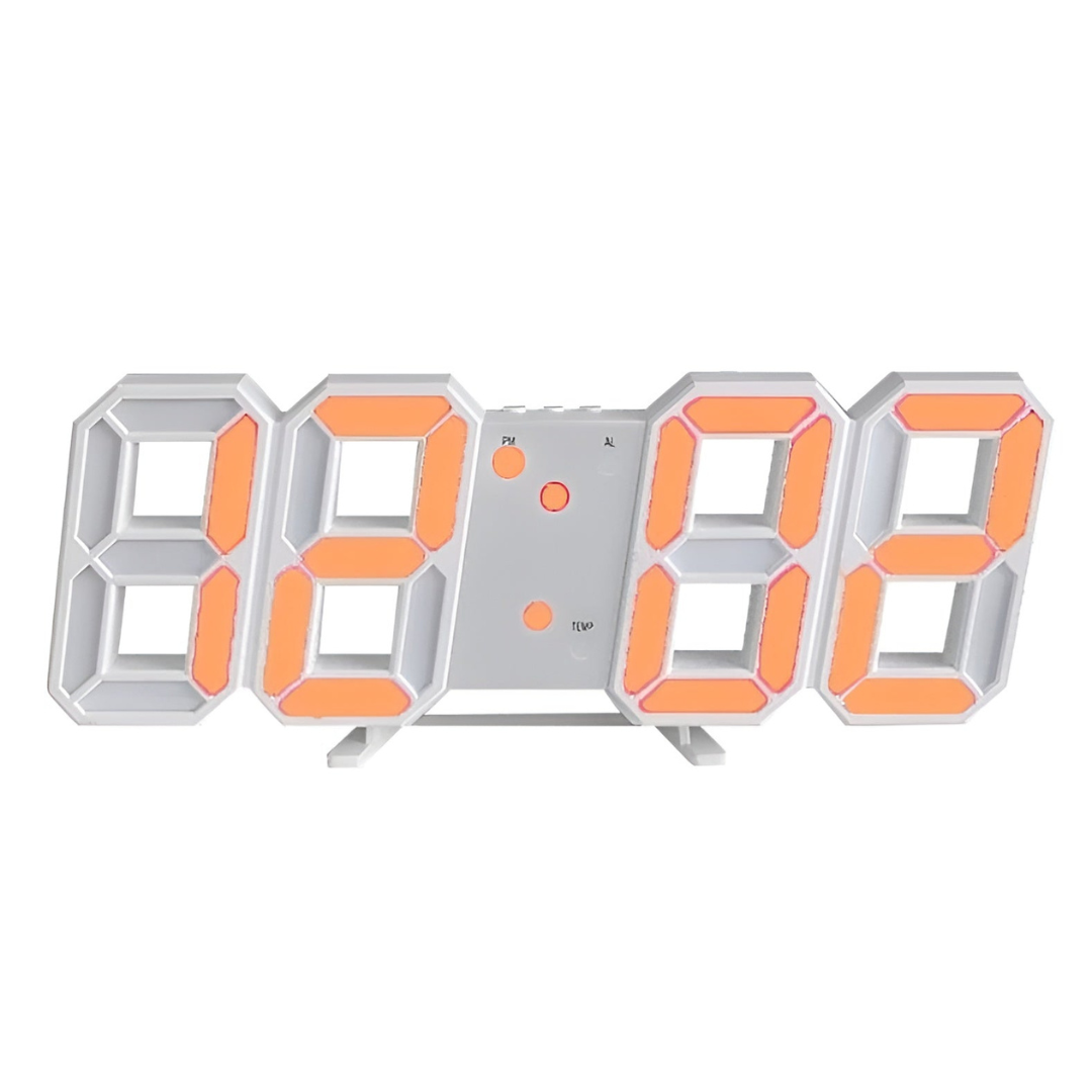 Modern LED Display | AuraGlow 3D Digital Wall Clock