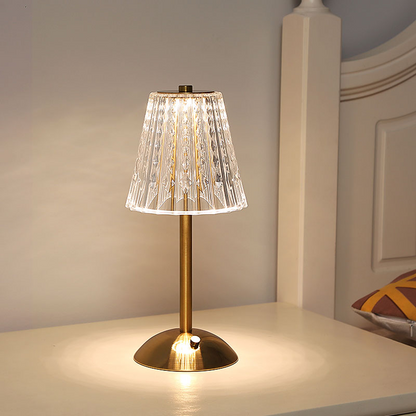 PureLume Crystal Lamp | Dimmable Vintage LED Table Light