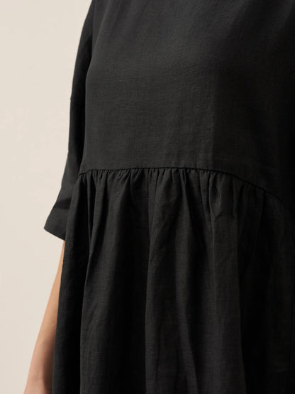 Piper | Women’s Linen A-Line Midi Dress