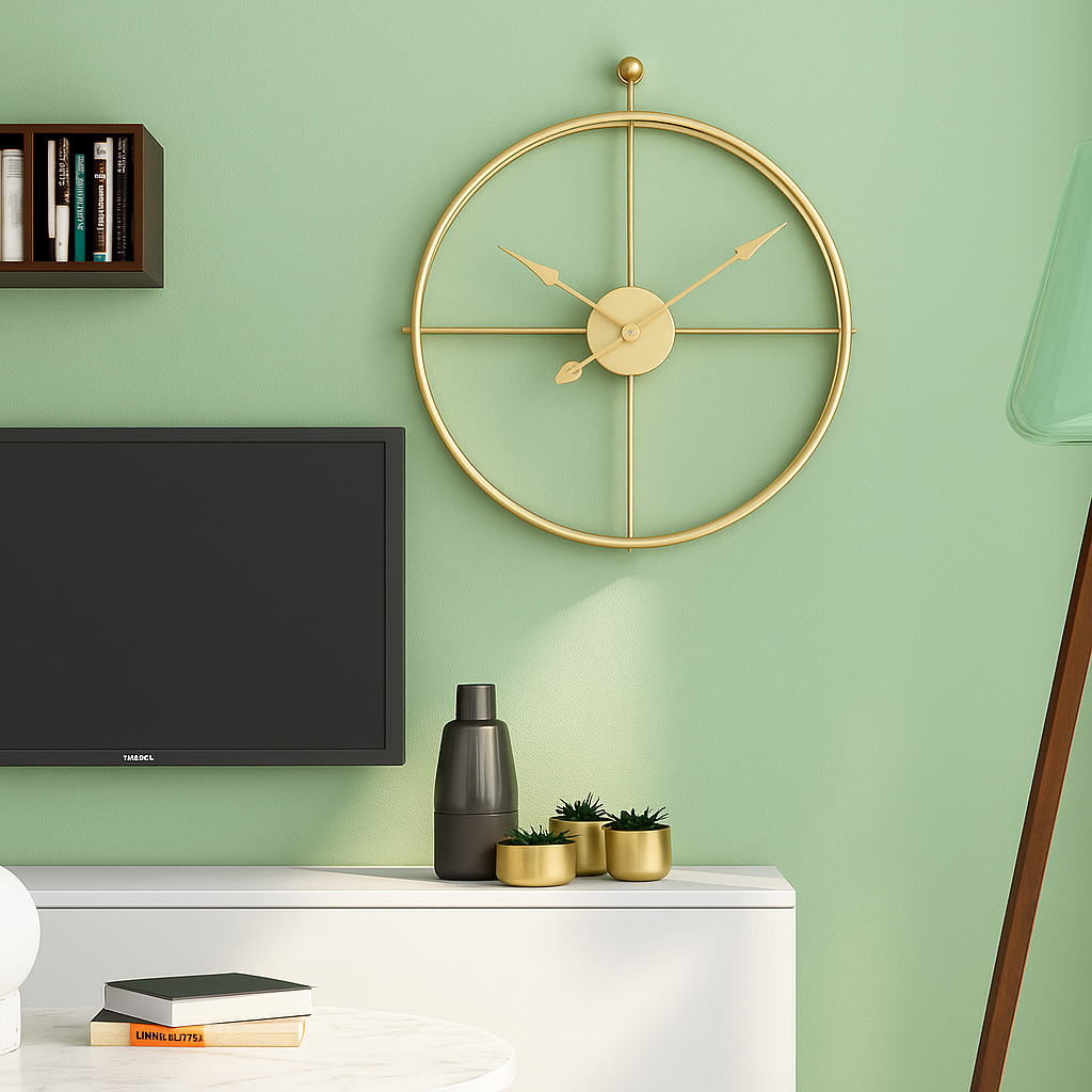 Silent Quartz Minimalist | LumiTime Modern Wall Clock
