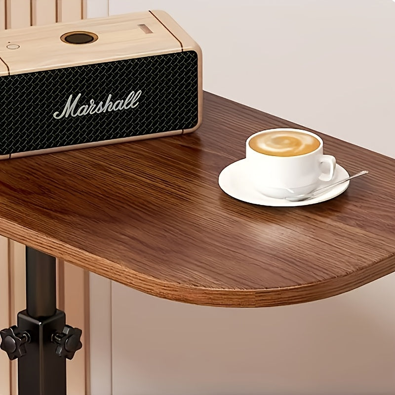 ModiSlide Side Table | Adjustable Wood & Metal C-Table for Sofa or Bedside Ease