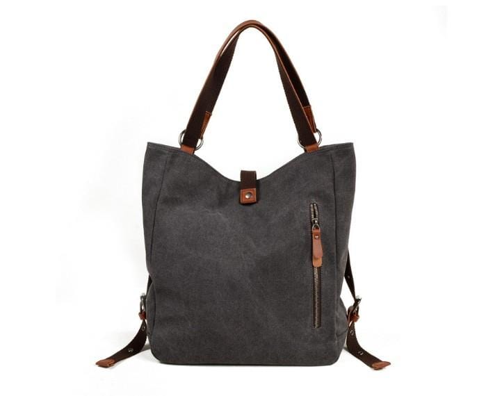 Sophia | Custom Tote Bag - Durable Waxed Canvas with Leather Handles-3