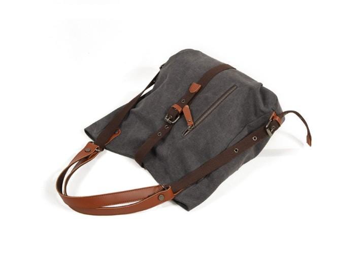 Sophia | Custom Tote Bag - Durable Waxed Canvas with Leather Handles-4