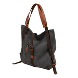 Sophia | Custom Tote Bag - Durable Waxed Canvas with Leather Handles-6