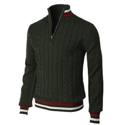 Lucas | Men’s Long Sleeve Sweater with Collar