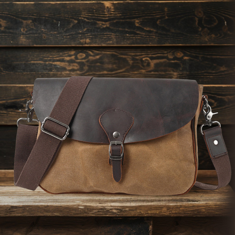 Variant image for Quincy | Vintage Leather Crossbody Bag for Women-3
