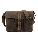 Columbus | Small Canvas Messenger Bag with Anti-Theft Pocket-4