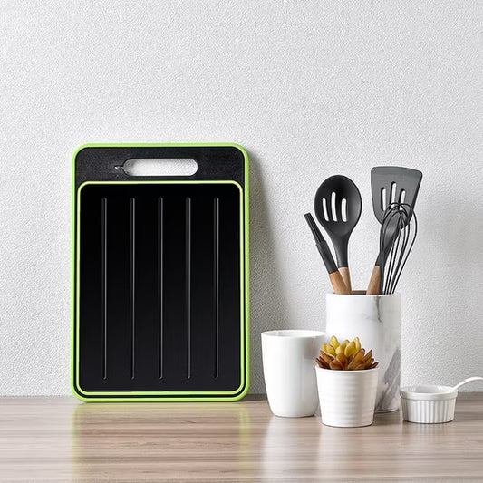 Multi-Function Kitchen Board | 4-in-1 Cutting Surface with Sharpener