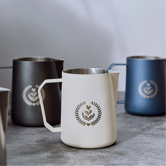 Latte Art Frothing Jug | Stainless Steel Coffee Pitcher for Baristas