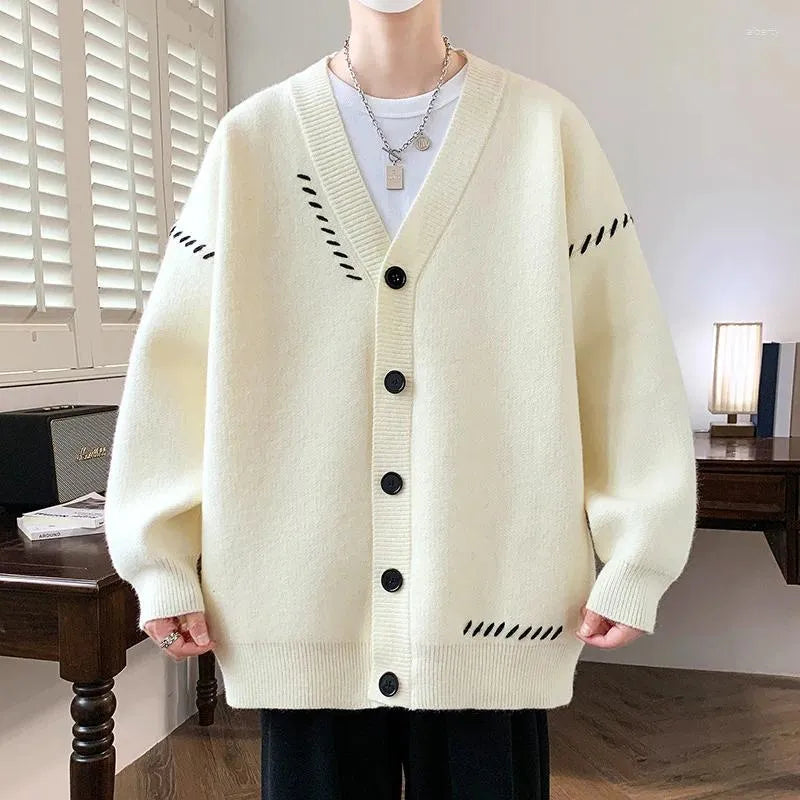 Everett | Men’s Oversized Cardigan with Soft Knit & Button Closure