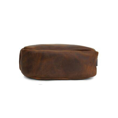 Retro | Men's Leather Sling Bag - Full Grain, Spacious Design, Adjustable Strap-5