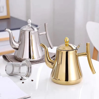 Tea Kettle for Induction | Stainless Steel with Strainer Filter