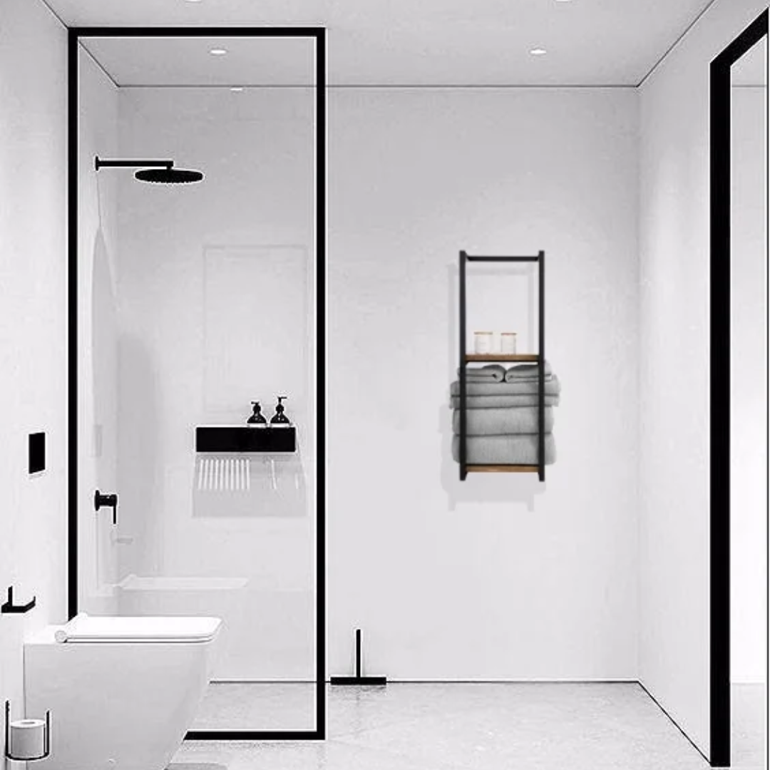 ArcticShield Towel Rack | Waterproof Wall-Mounted Bathroom Shelf