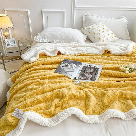 Soft Home Blanket | Comfort Throw for Bed, Sofa & On-the-Go Use