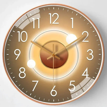Sleek Clear Display | TimeAura Silent Digital Clock