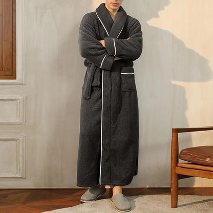Velvra Unisex Luxury Bathrobe | Ultra-Soft Comfort with Timeless Spa-Style Elegance