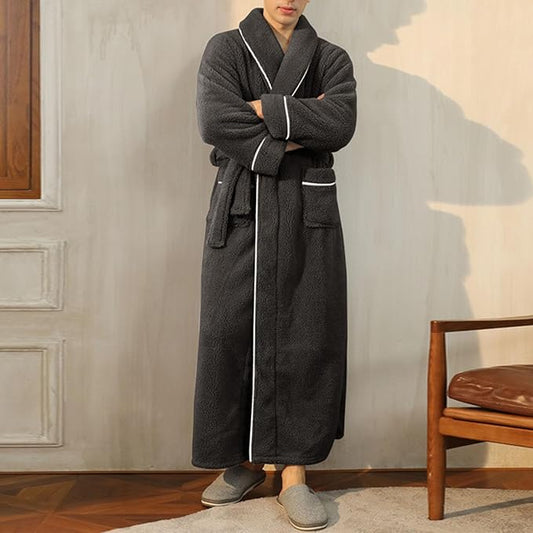 Velvra Unisex Luxury Bathrobe | Ultra-Soft Comfort with Timeless Spa-Style Elegance