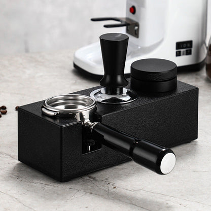 Espresso Tamping Stand | Adjustable Coffee Portafilter Holder 51–58mm