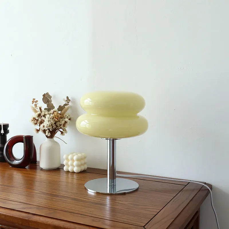 Luminova Forma | Sculpted Glow LED Art Deco Table Lamp