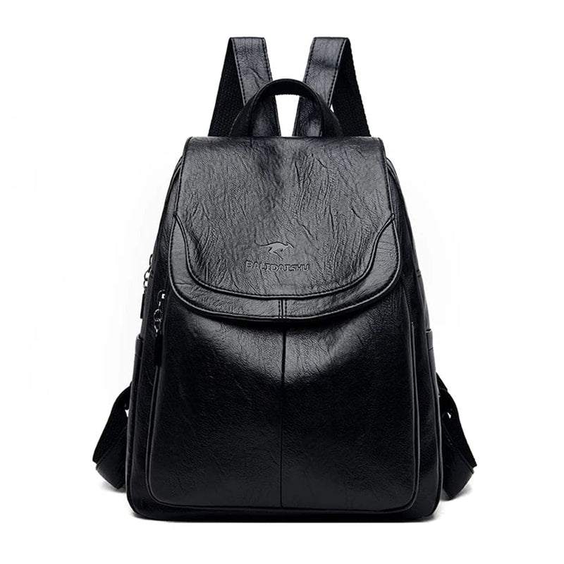 Selma | Leather Anti-Theft Backpack
