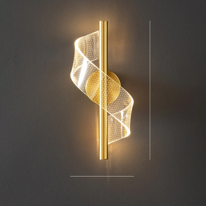 Candelabra-Style Sconce | StellarGlass LED Wall Lamp