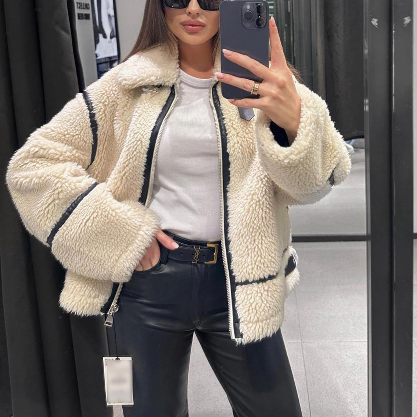 Kael | Women’s Bold Buckle Jacket with Contemporary Fit