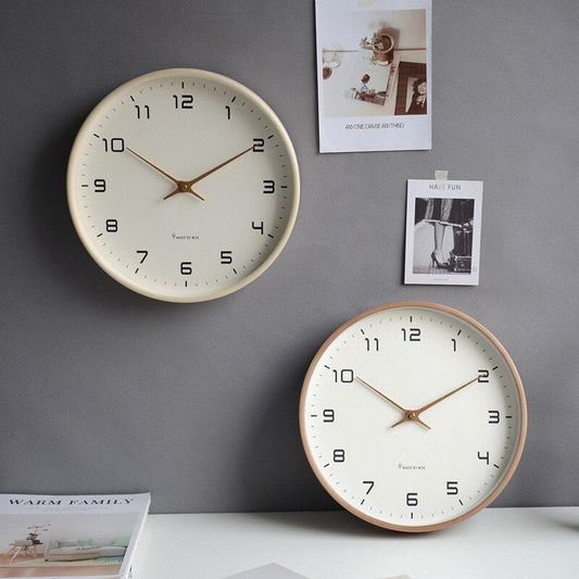 Minimalist Wooden Finish | HavenWood Wall Clock