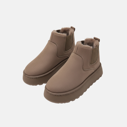 Luna | Women’s Faux Suede Slip-On Ankle Boots