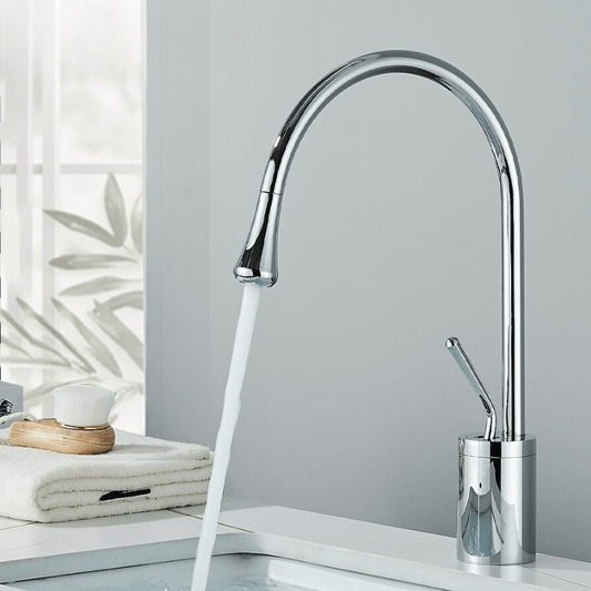 AuricFlow Bathroom Faucet | Brushed Gold Elegance with a Regal Touch