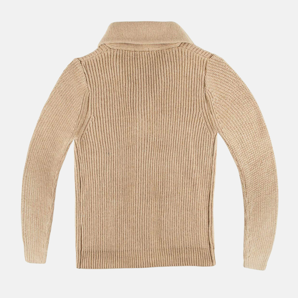 Victor | Men’s Classic Shawl Collar Cardigan Ribbed Knit