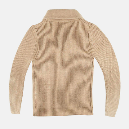 Victor | Men’s Classic Shawl Collar Cardigan Ribbed Knit