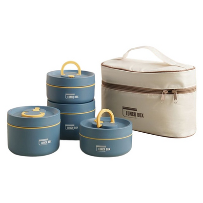 Durable Meal Bento | Insulated Bento Box with Portable Carry Case
