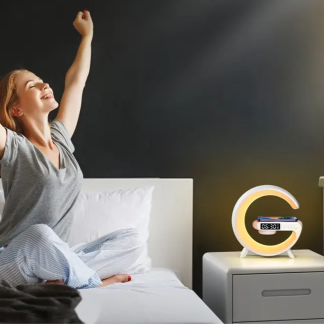 Smart LED Lamp | Bluetooth Audio with Wireless Charger