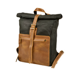 Zion | Vintage Waxed Canvas Travel Backpack with Laptop Compartment-5