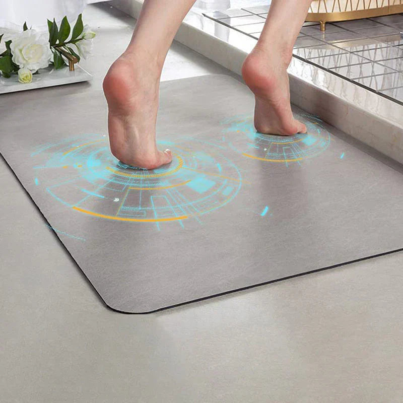 NovaDry Bath Mat | Quick-Dry Non-Slip Diatomite Finish
