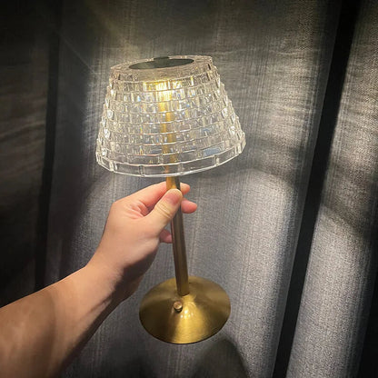 PureLume Crystal Lamp | Dimmable Vintage LED Table Light