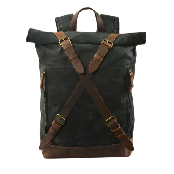 Variant image for Richmond | Vintage Canvas Travel Backpack Rucksack for Laptops and Adventure-3